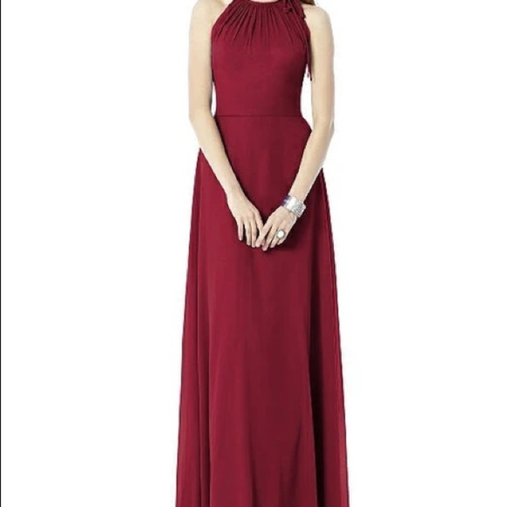 After Six Gown Style 6704 Burgundy-H8